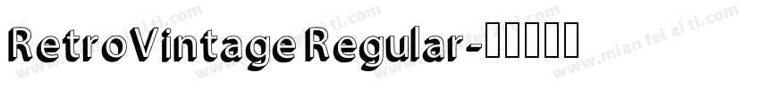 RetroVintage Regular字体转换